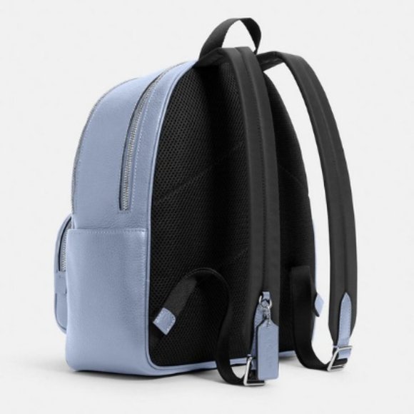 COACH Court Backpack Color: Silver/TWILIGHT - Picture 2 of 4